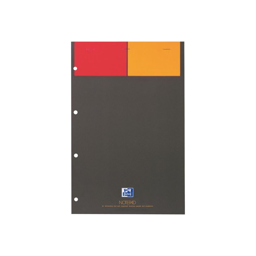 3020120011011-Oxford International - Bloc notes - A4 - 160 pages - petits carreaux - perforé-P_11101_1-0