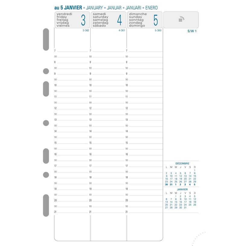 3660942001342-Exacompta Exatime 21 - Recharge pour organiseur - 1 semaine sur 2 pages - 16 mois - 14,2 x 21 -P_28272_3-0