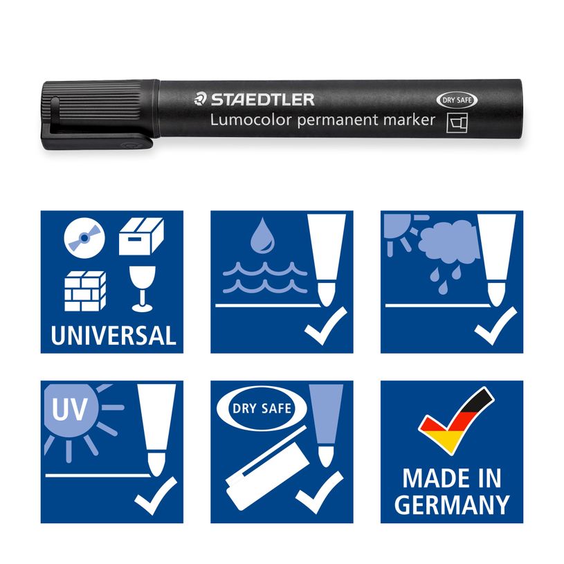 4007817321546-STAEDTLER Lumocolor 350 - Marqueur permanent - pointe biseau - noir-P_35091_4-3