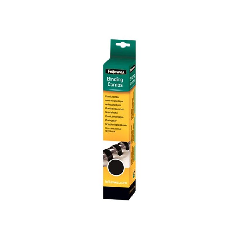077511533235-Fellowes - 25 anneaux de reliure en plastique - 16 mm - jusqu'à 120 feuilles - noir-P_53323_1-0