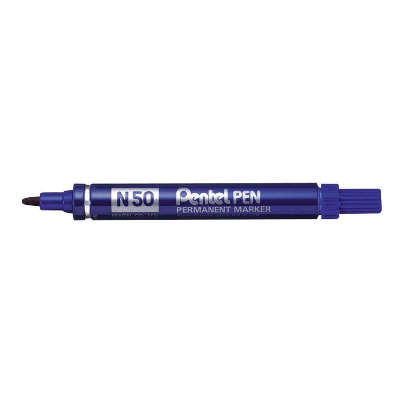 3474370750020-Pentel PEN N50 - Marqueur permanent - pointe ogive - bleu-P_87145_1-0