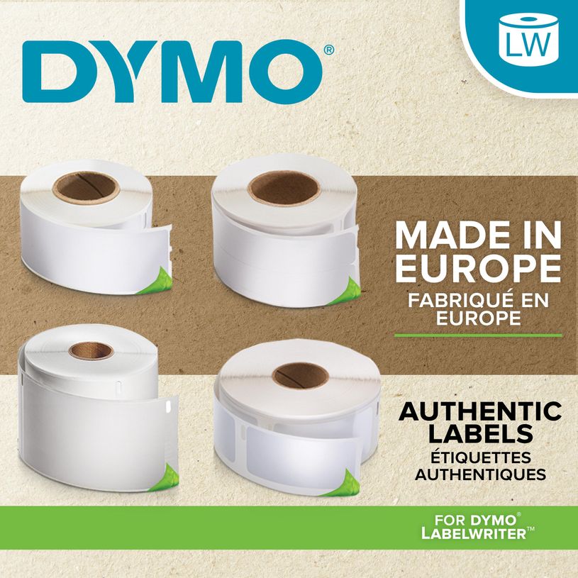 5411313990103-Dymo LabelWriter Address  - Ruban d'étiquettes auto-adhésives - 2 rouleaux de 130 étiquettes (28 x 89 mm) - -P_99010_7-1