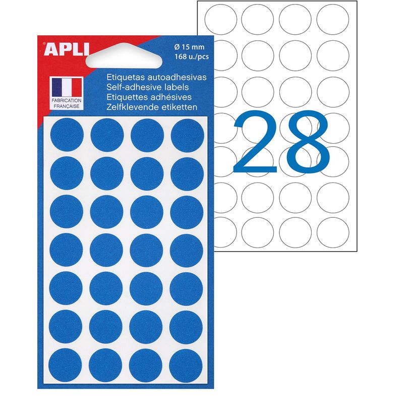 3270241118421-Apli Agipa - 168 Pastilles adhésives - bleu - diamètre 15 mm - réf 111842-P_111872_1-0