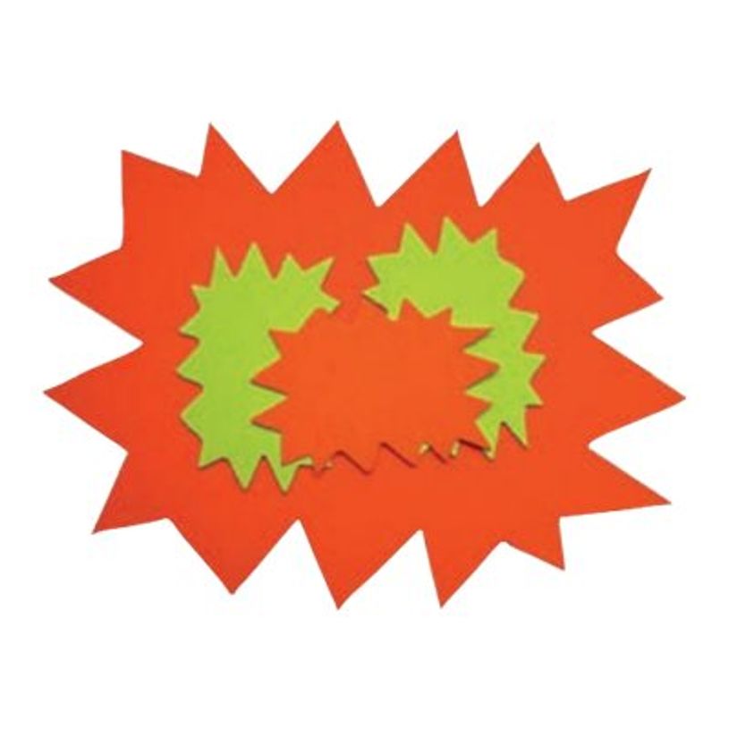 3270241149104-Apli Agipa - 10 éclatés fluo effaçables - jaune/orange - 24 x 32 cm-P_114910_1-0