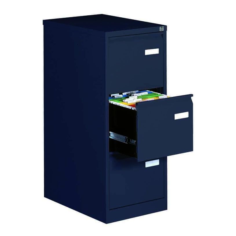 0000001230314-Classeur métallique monobloc professionnel - 3 tiroirs - H102 x L41 x P62 cm - anthracite-P_123031_1-0