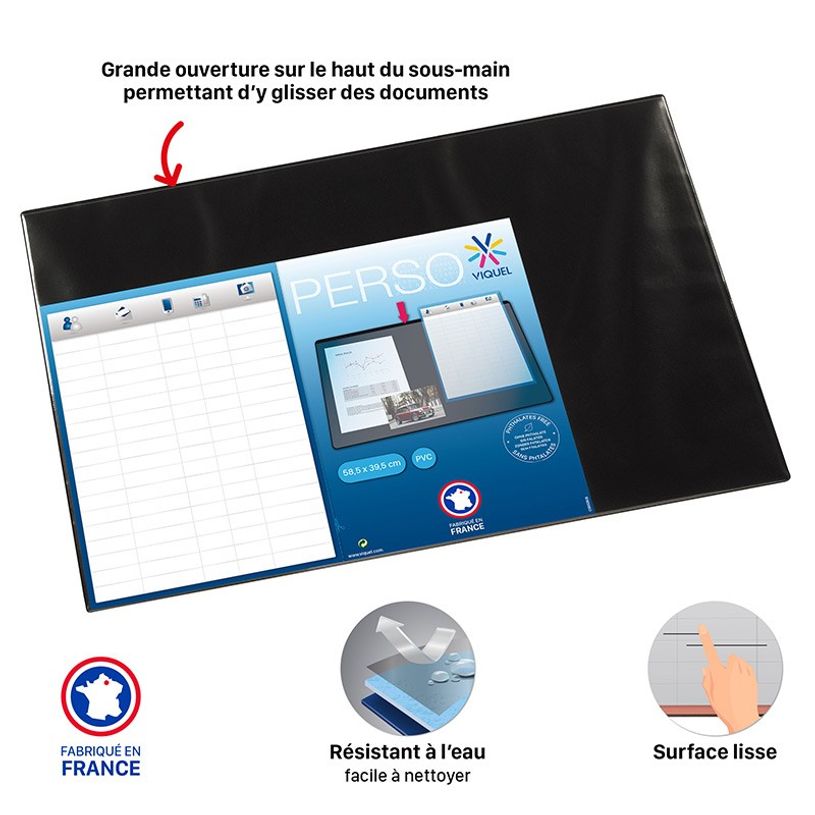 3135251393056-Viquel - Sous-main personnalisable - 58,5 x 39,5 cm-P_13930505_3-2