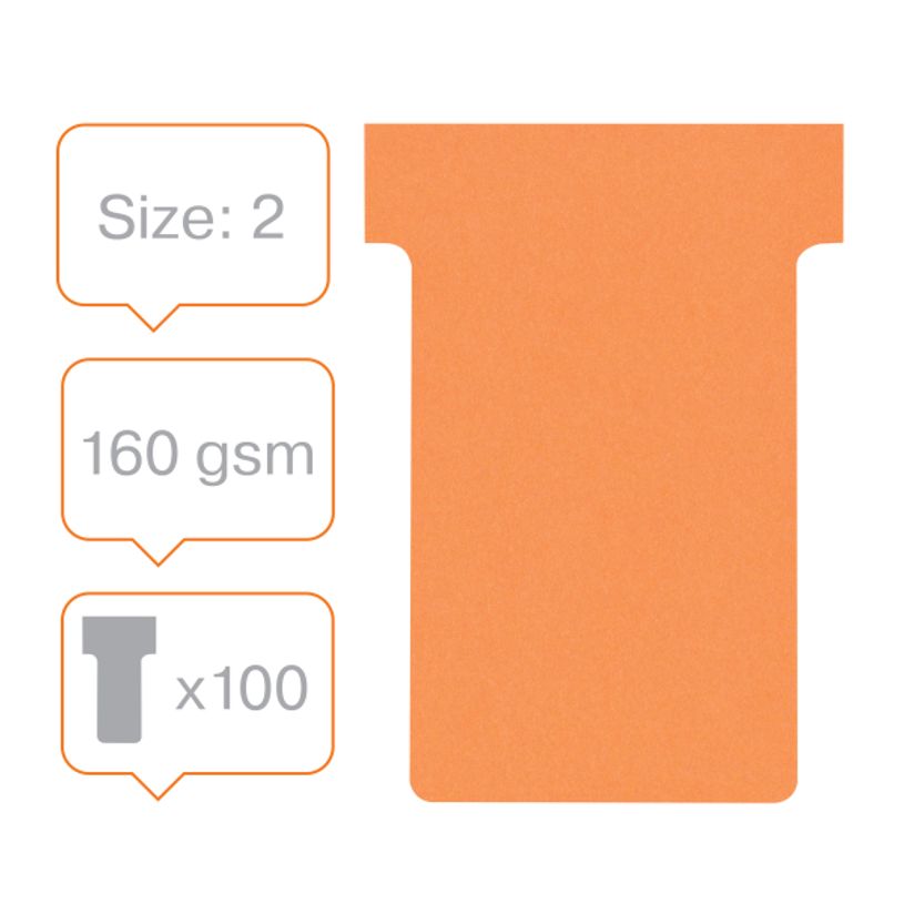 3147330002964-Nobo - 100 Fiches en T - Taille 2 - orange-P_2202009_2-1