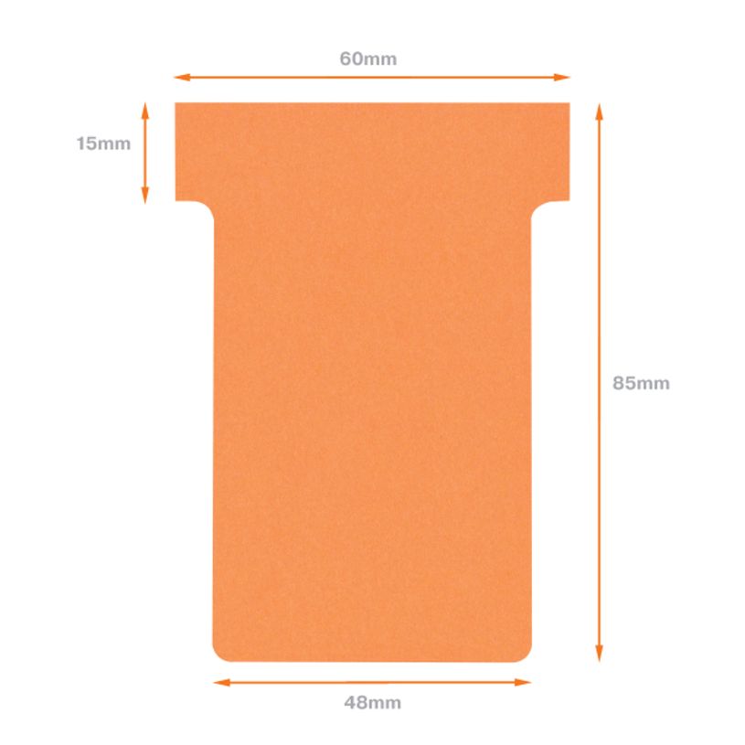 3147330002964-Nobo - 100 Fiches en T - Taille 2 - orange-P_2202009_4-3