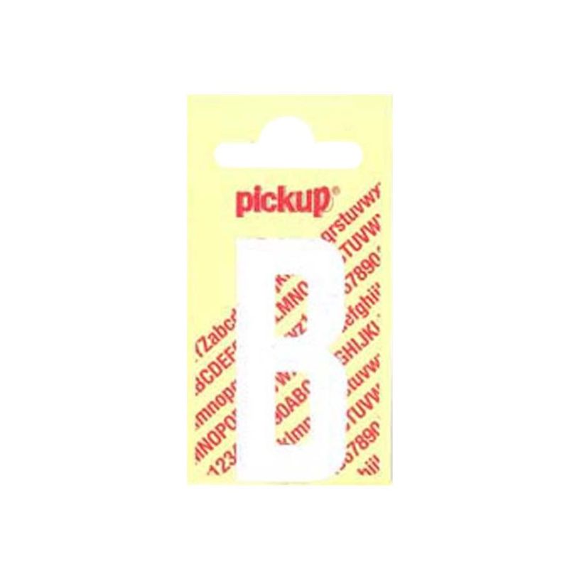 0400002420064-Pickup - Étiquette autocollante - 150 mm - Lettre B - blanc mat-P_242006_1-0