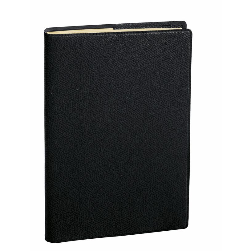 3371010137855-Agenda Impala Ministre Prestige - 1 semaine sur 2 pages avec répertoire - 16 x 24 cm - noir - Quo Vadi--0