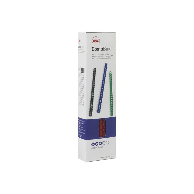 5010255455000-GBC CombBind - 100 anneaux de reliure en plastique - 6 mm - jusqu'à 25 feuilles - noir-P_300000134_3-2