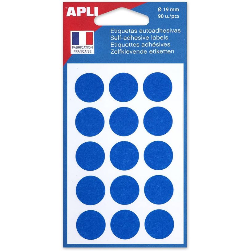 3270241119626-Apli Agipa - 90 Pastilles adhésives - bleu - diamètre 19 mm - réf 111962-P_300001073_1-0