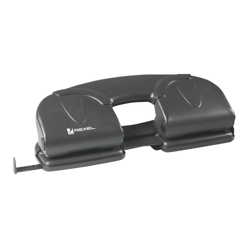 5028252021135-Rexel V412 - perforateur - 12 feuilles - 4 trous - métal - noir-P_300016166_2-1
