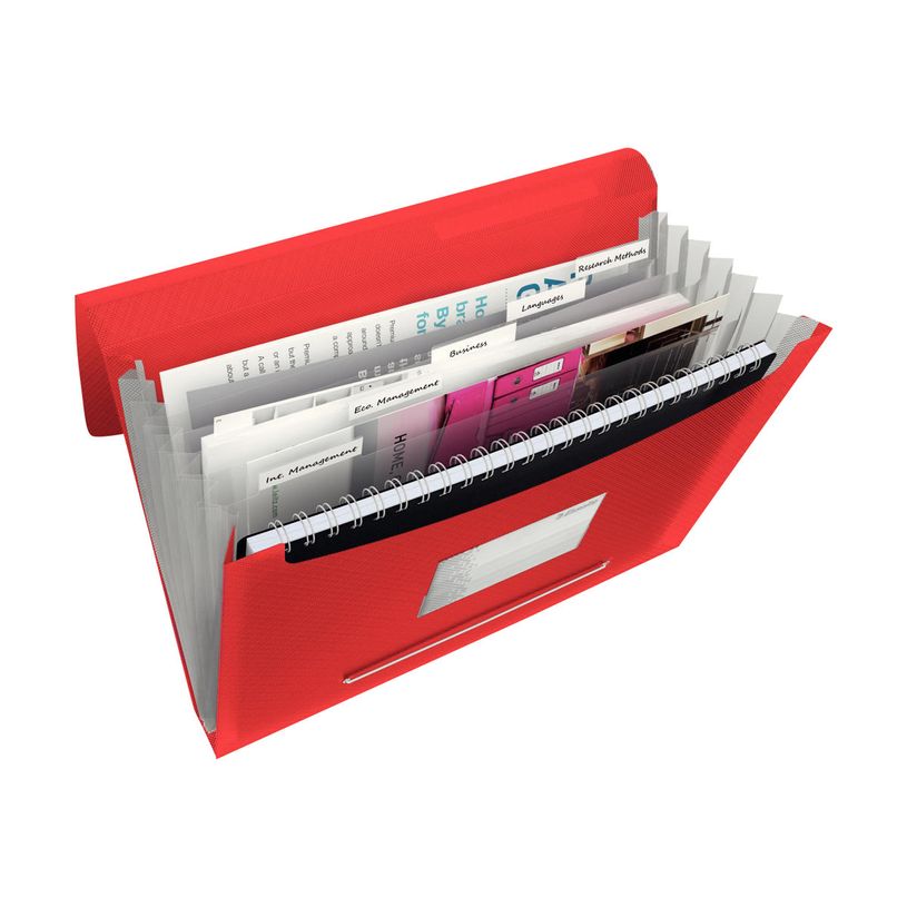 4049793028385-Esselte Vivida - valisette - pour A4 - capacité : 300 feuilles - à onglets - rouge vif-P_300019813_2-1