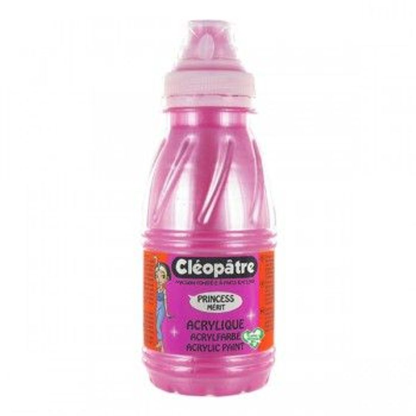 3134725003729-Cléopâtre Princess Mérit Nacrée - peinture - peinture acrylique - rose - 250 ml-P_300026275_1-0
