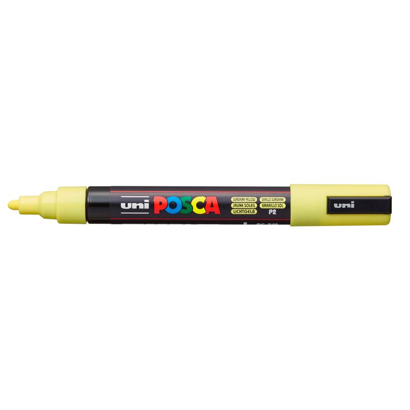 4902778249253-Posca – Marqueur peinture pointe moyenne – jaune soleil--0