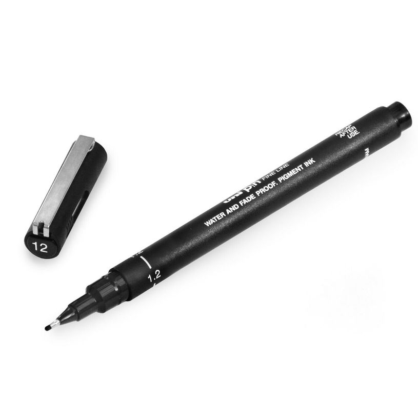 4902778254776-Uniball PIN - Feutre technique 1.2 mm - Pointes calibrées - noir - 12200N-P_300030850_1-0