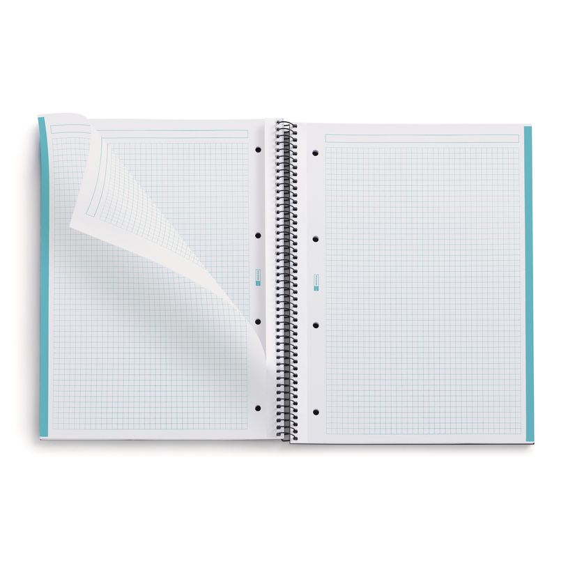 8422593060926-Notebook ECO EMOTIONS, carton recyclé, A4, quadrillage 5x5 mm, 80 feuilles de 1 couleur, Miquelrius, B--2