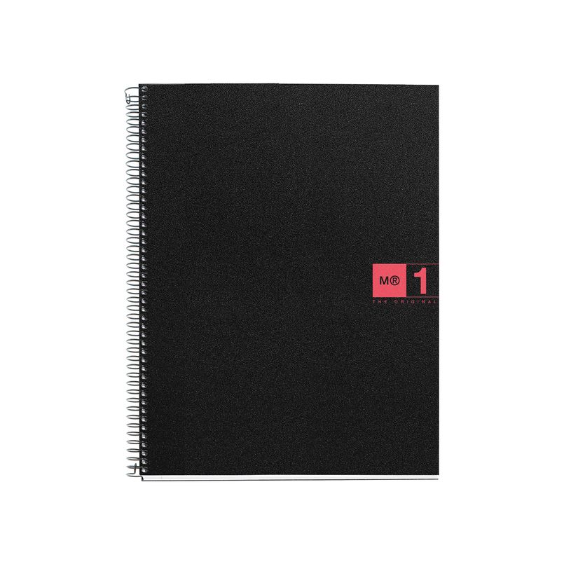 8422593026526-THE ORIGINAL NOTEBOOK, couverture souple, A5, quadrillage 5x5 mm, 80 feuilles de 1 couleur, Miquelrius,--0
