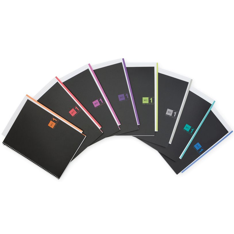 8422593026526-THE ORIGINAL NOTEBOOK, couverture souple, A5, quadrillage 5x5 mm, 80 feuilles de 1 couleur, Miquelrius,--6