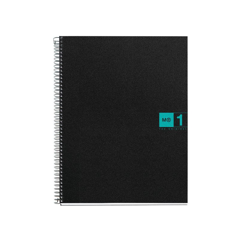 8422593026564-THE ORIGINAL NOTEBOOK, couverture souple, A5, quadrillage 5x5 mm, 80 feuilles de 1 couleur, Miquelrius,--0