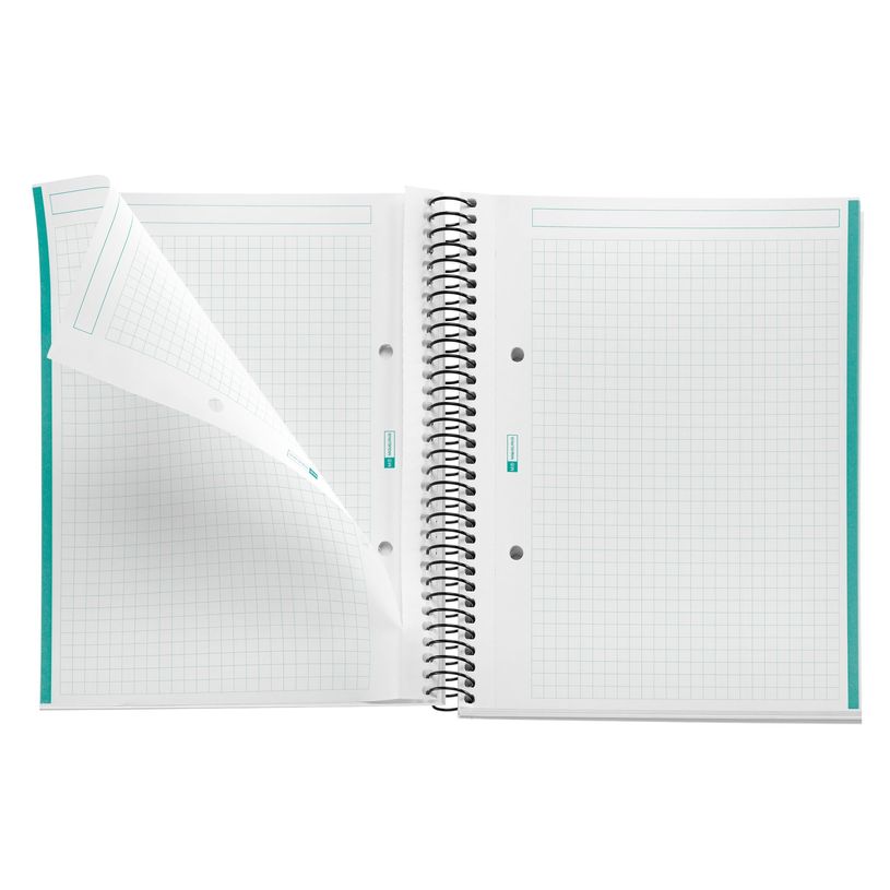 8422593026564-THE ORIGINAL NOTEBOOK, couverture souple, A5, quadrillage 5x5 mm, 80 feuilles de 1 couleur, Miquelrius,--3
