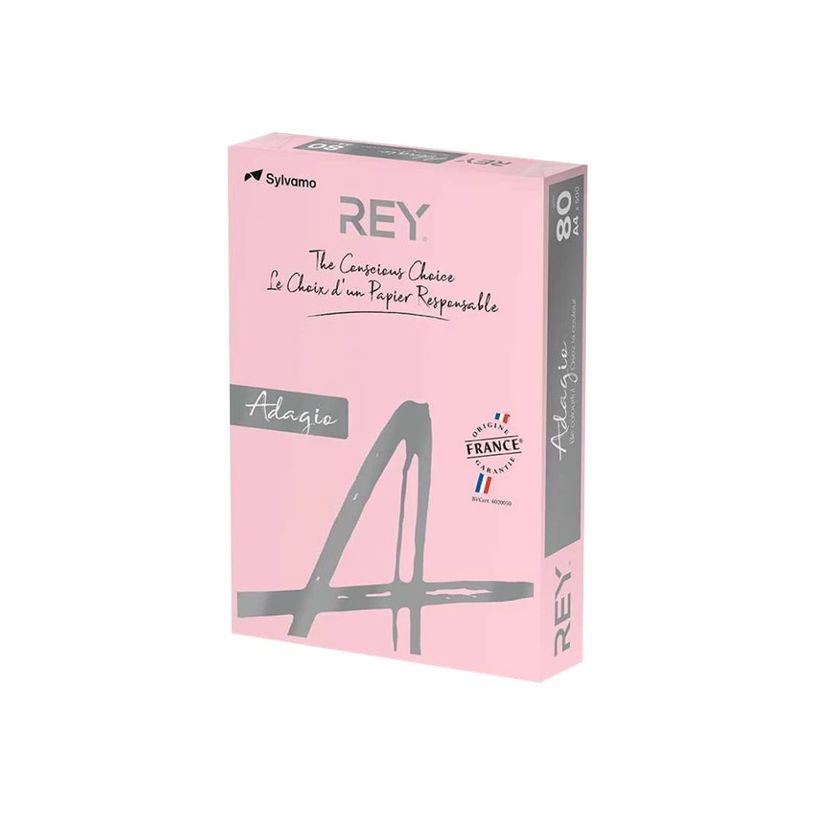 3368220102872-Rey Adagio - Papier couleur - A4 (210 x 297 mm) - 80 g/m² - Ramette de 500 feuilles - ros-P_300044643_1-0