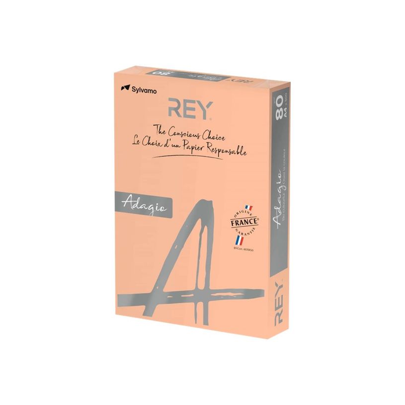 3368220089524-Rey Adagio - Papier couleur - A3 (297 x 420 mm) - 80 g/m² - Ramette de 500 feuilles - sau-P_300044656_1-0