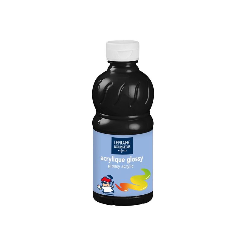 3013648075412-Lefranc Bourgeois Glossy - Peinture acrylique - noir - 250 ml-P_300051541_1-0