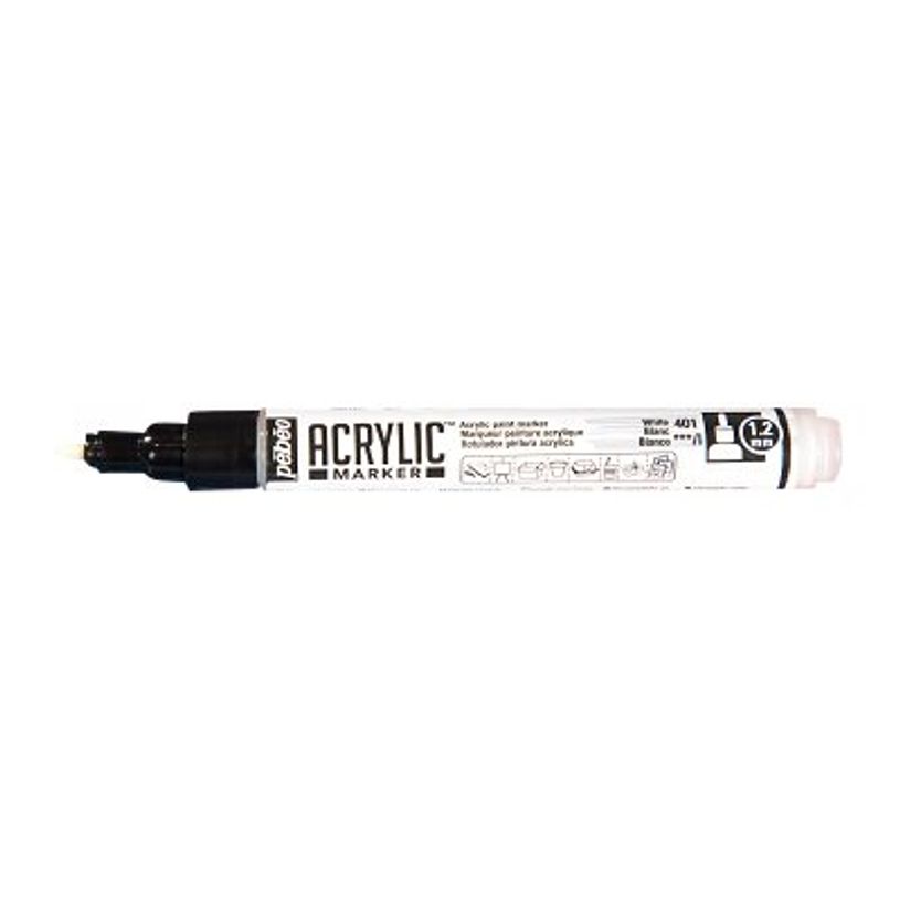 3167862057584-Pebeo Acrylic - Marqueur - cuivre précieux - encre acrylique à base d'eau - 1.2 mm - poi-P_300053524_1-0