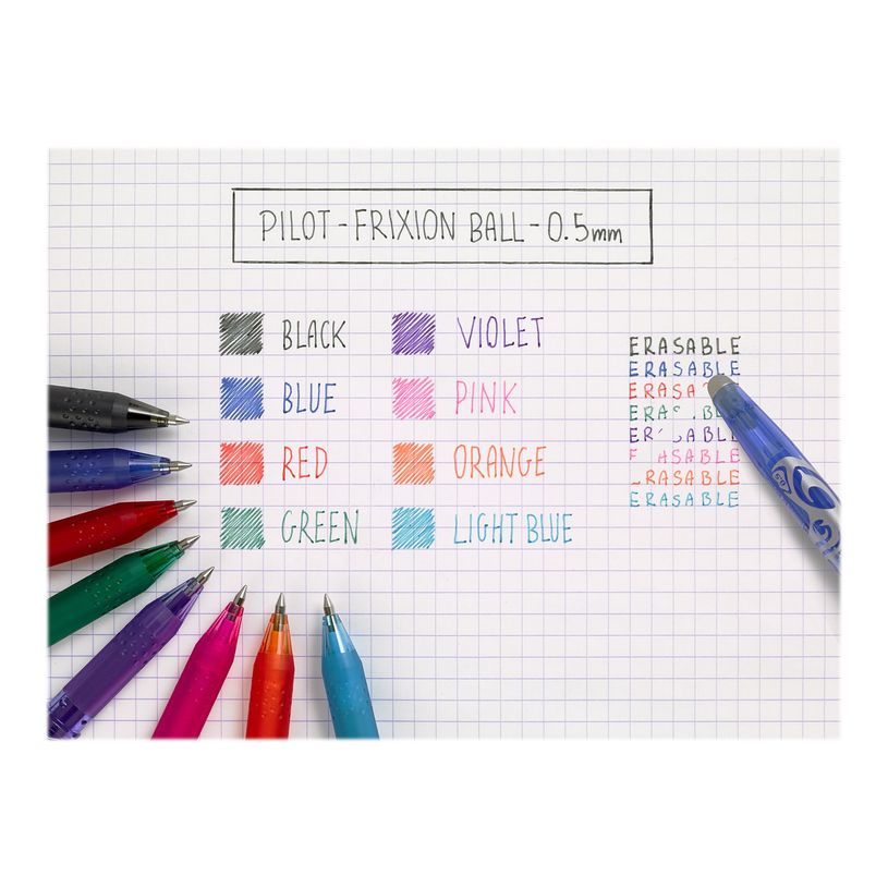 4902505360084-Pilot Frixion Ball - Roller effaçable - 0,5 mm - noir-P_400000384_2-2