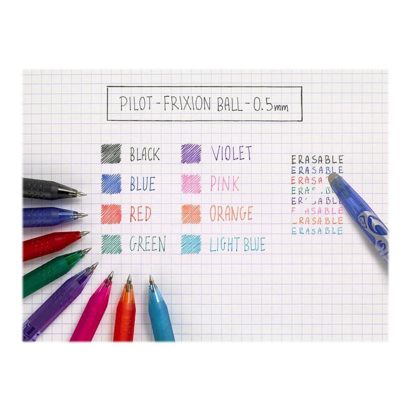 4902505360121-Pilot Frixion Ball - Roller effaçable - 0,5 mm - turquoise-P_400000388_3-4