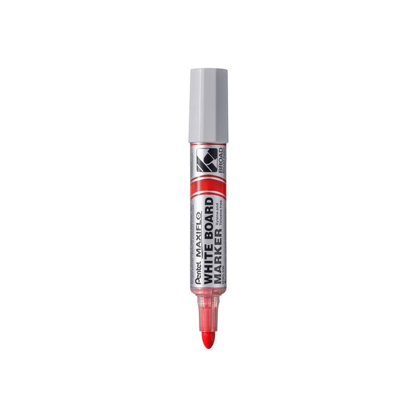 884851047953-Pentel MAXIFLO - Marqueur effaçable - pointe ogive ultra large - rouge-P_400001326_2-1