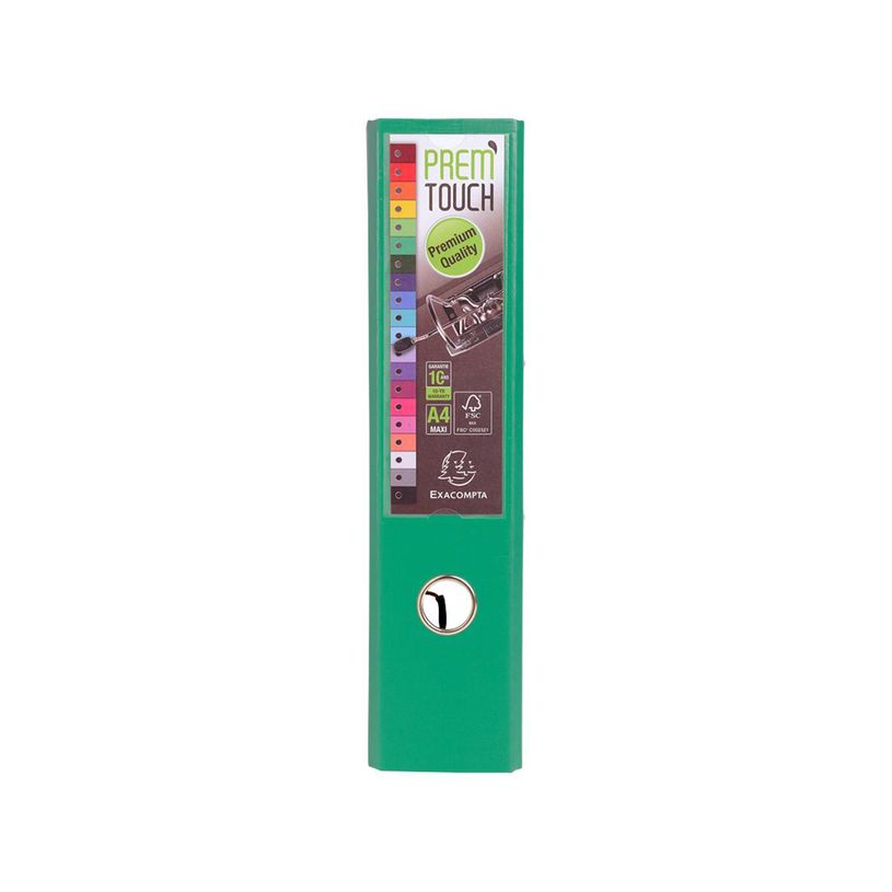 3130632533434-Exacompta Prem'Touch - 10 Classeurs à levier - Dos 80 mm - A4 Maxi - pour 600 feuilles - -P_400001860_3-2