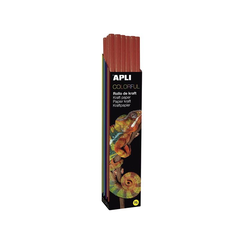 0000005809424-Apli Agipa - Papier cadeau kraft - 100 cm x 3 m - 70 g/m² - rouge-P_400002047_1-0