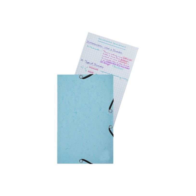 3130630555773-Exacompta Aquarel - Chemise à rabats + 25 fiches bristol 12,5x20 cm (4 couleurs assorties-P_400002403_5-0