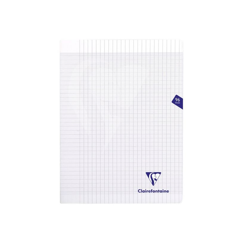 3329683933618-Clairefontaine Mimesys - Cahier polypro 24 x 32 cm - 96 pages - grands carreaux (Seyes) - -P_400003398_1-0