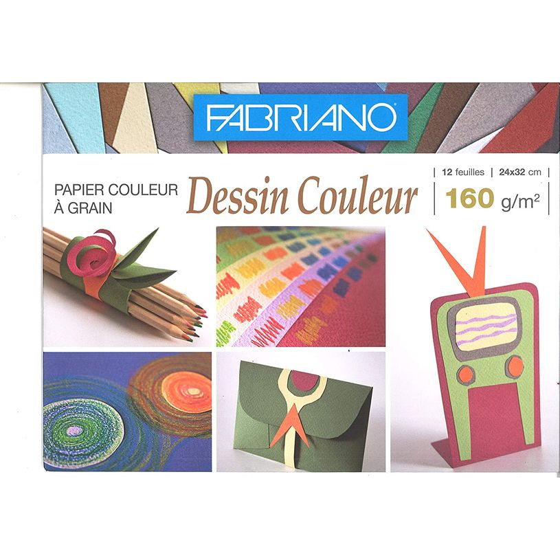 8001348162513-FABRIANO - Papier dessin couleur - 12 feuilles 24 x 32 cm - 160G-P_400003856_1-0