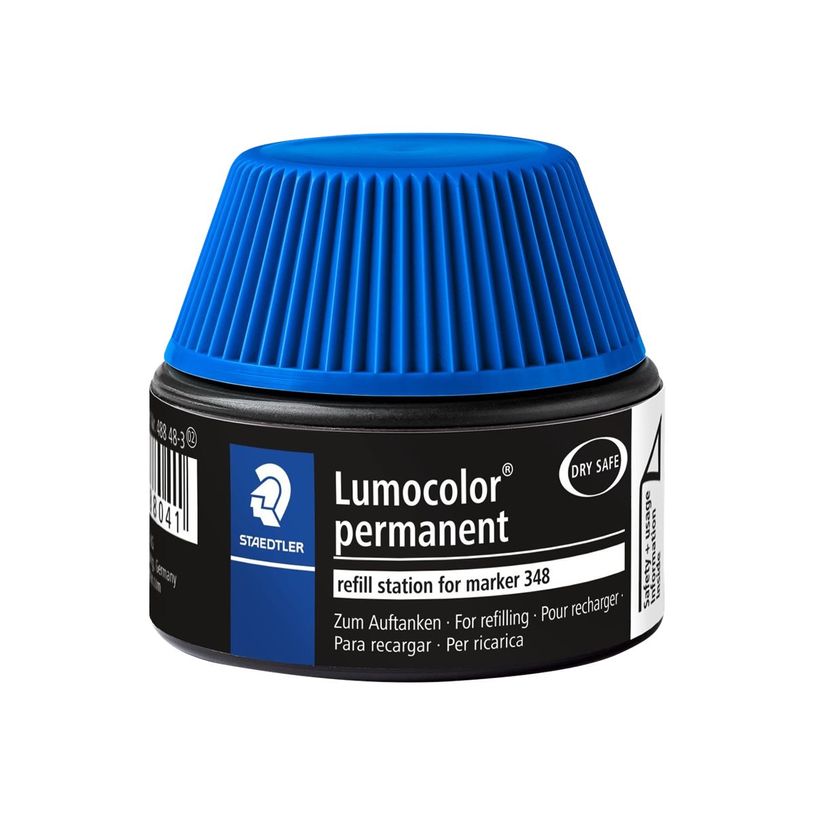 4007817488041-STAEDTLER Lumocolor - Flacon de recharge 20 ml - bleu - pour marqueurs permanents Lumocolo-P_400004055_1-0