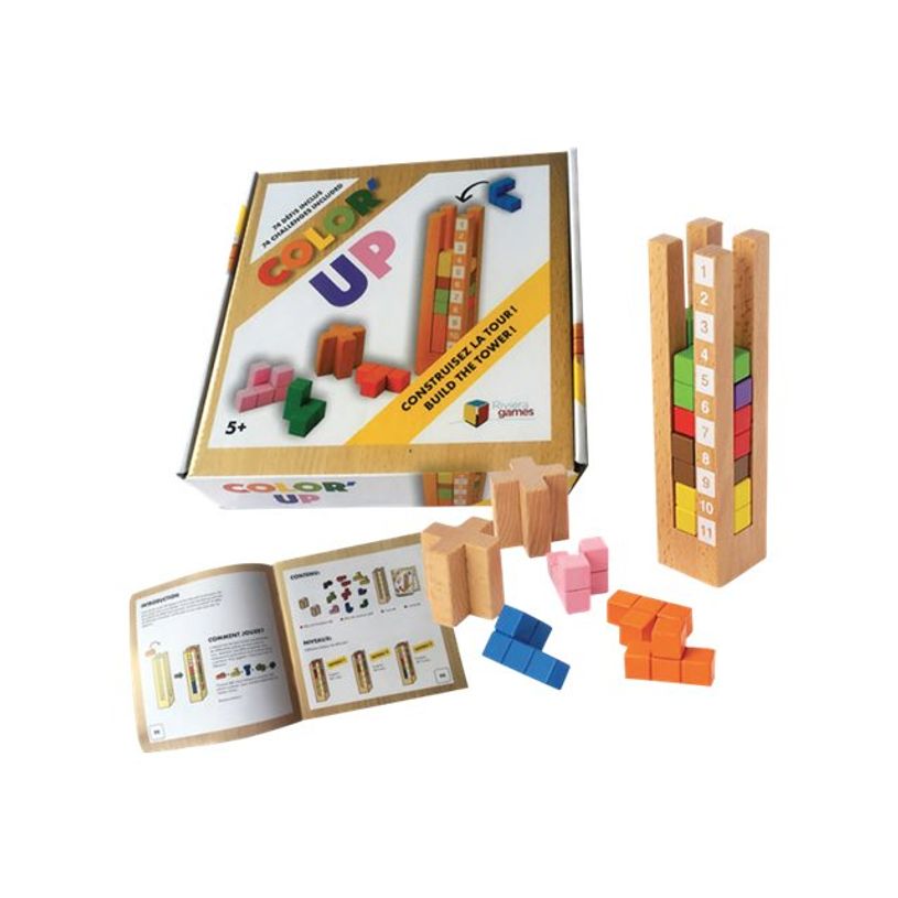 3760096461914-Riviera Games - Casse-tête en bois Color'Up-P_400004596_4-3