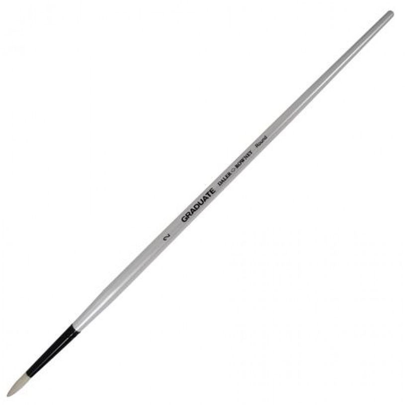 5011386081762-Daler-Rowney Graduate - Pinceau brosse rond n°2 - soie de porc-P_400005081_1-0