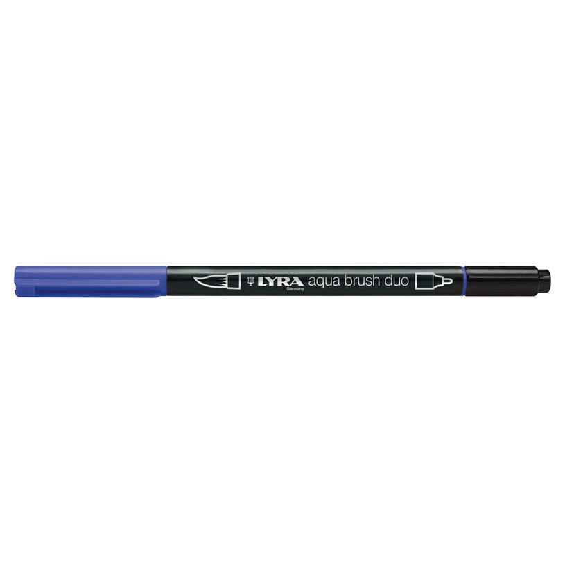 4084900609149-Lyra Aqua Brush Duo - Feutre pinceau double pointe - bleu foncé-P_400005291_1-0
