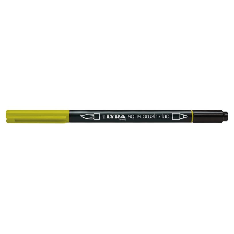 4084900609620-Lyra Aqua Brush Duo - Feutre pinceau double pointe - vert de vessie-P_400005310_1-0
