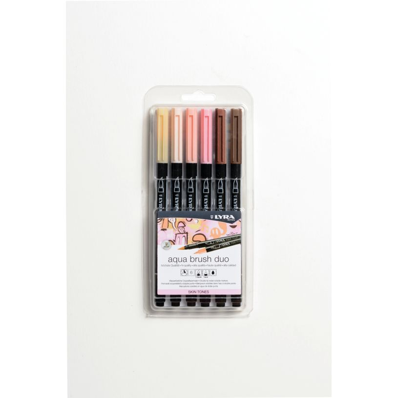 4084900610213-Lyra Aqua Brush Duo - 6 Feutres pinceaux - différentes couleurs-P_400005337_1-0