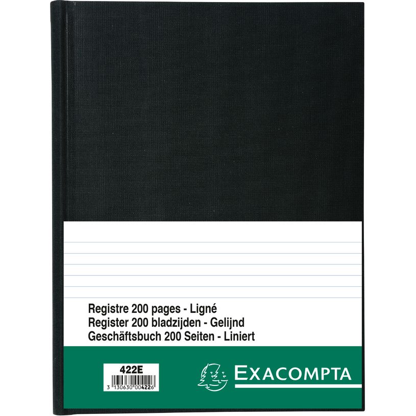 3130630004226-Exacompta - Registre ligné folioté - 29,7 x 21 cm - 200 pages-P_400005422_2-1