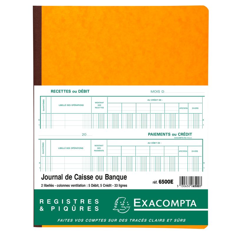 3130632065003-Exacompta - Journal de caisse ou banque - 5 débits/5 crédits - 32 x 25 cm - 80 pages-P_400005486_2-1