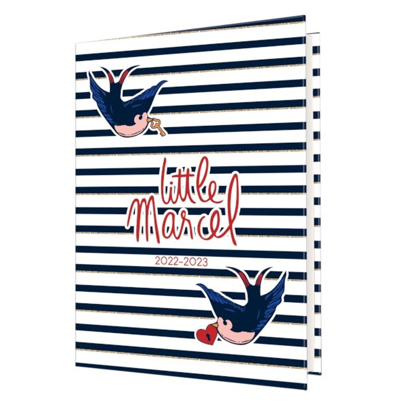 3664447099538-Agenda Little Marcel - 1 jour par page - 12,5 x 17,5 cm - 2 décors au choix - Oberthur-P_400006209_3-1
