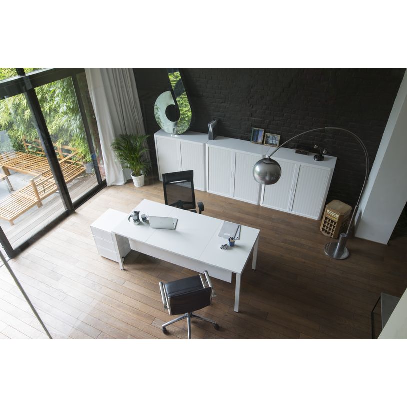 3660141251265-Bureau droit EASYDESK - L160 x P80 cm  - Blanc-P_400008928_2-1
