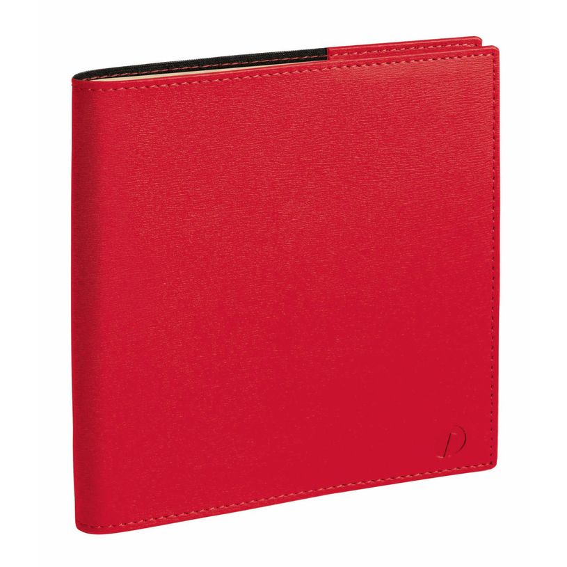 3371010458929-Agenda à spirale Soho Executif Prestige - 1 semaine sur 2 pages - 16 x 16 cm - rouge - Quo Vadis--0