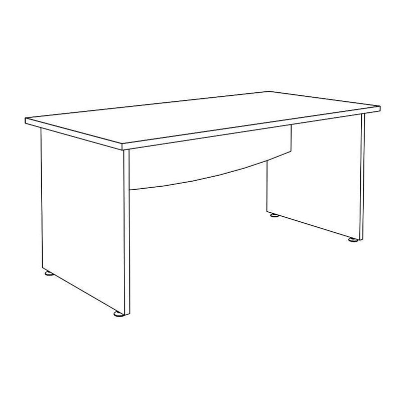 3253310105669-Bureau droit DUAL - L180 - Pieds Anthracite - plateau imitation Hêtre-P_400009027_7-5